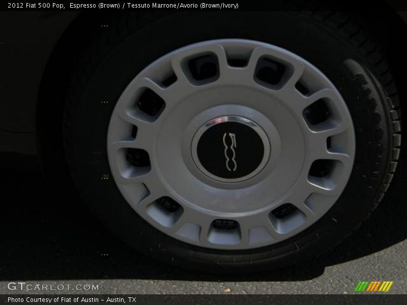 Espresso (Brown) / Tessuto Marrone/Avorio (Brown/Ivory) 2012 Fiat 500 Pop