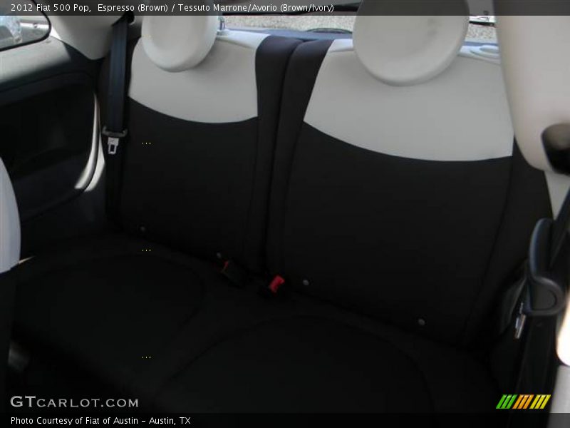 Espresso (Brown) / Tessuto Marrone/Avorio (Brown/Ivory) 2012 Fiat 500 Pop