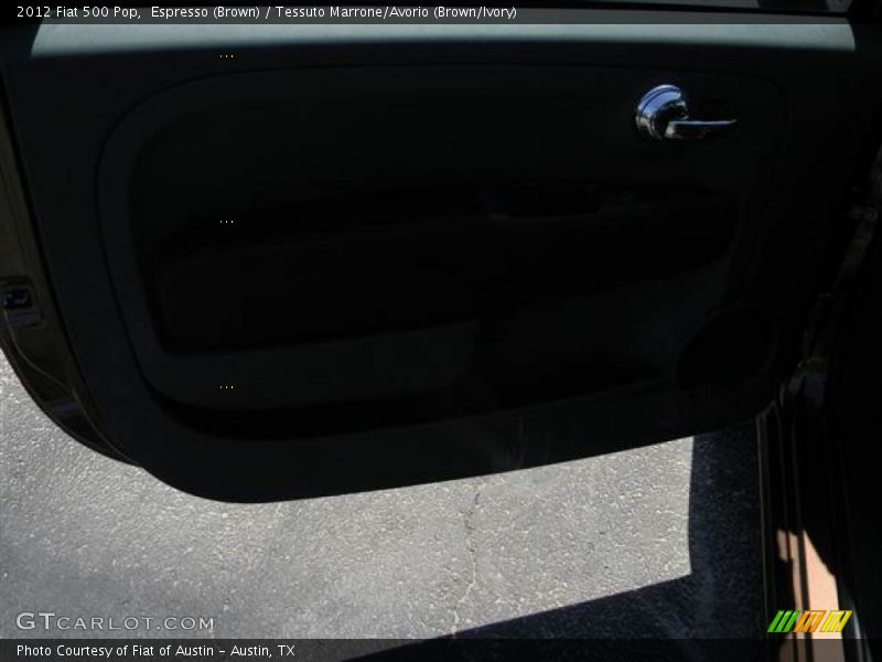 Espresso (Brown) / Tessuto Marrone/Avorio (Brown/Ivory) 2012 Fiat 500 Pop