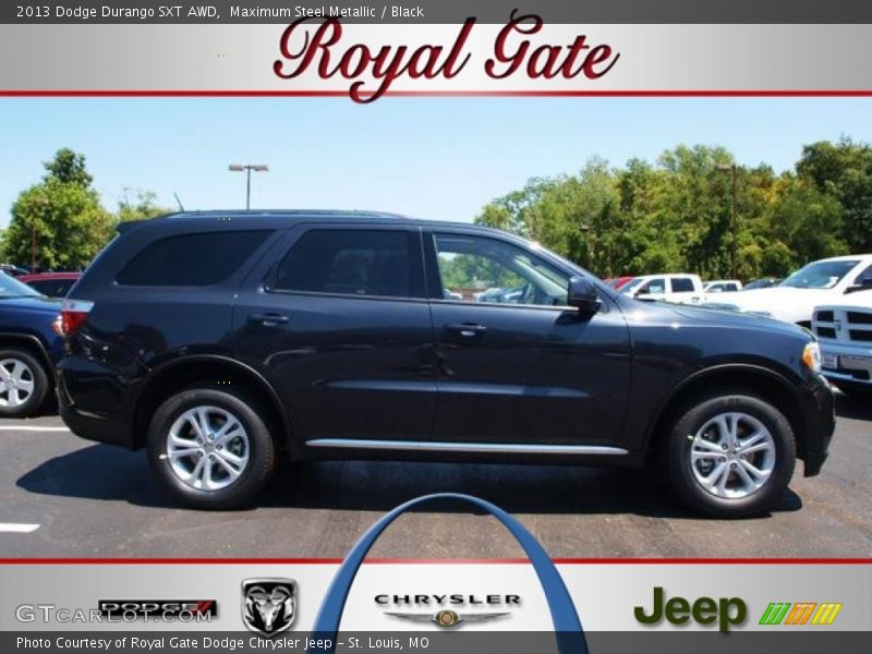 Maximum Steel Metallic / Black 2013 Dodge Durango SXT AWD