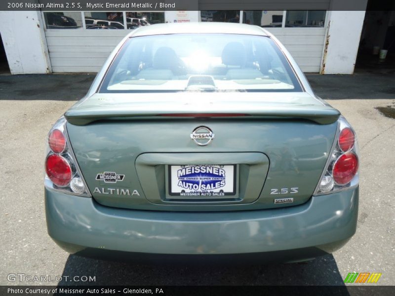 Mystic Emerald Metallic / Blond 2006 Nissan Altima 2.5 S