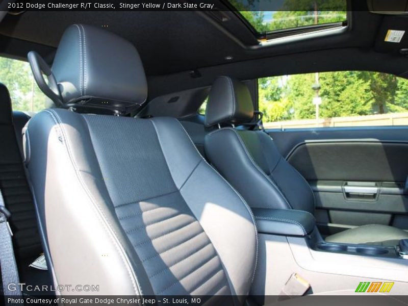 Stinger Yellow / Dark Slate Gray 2012 Dodge Challenger R/T Classic