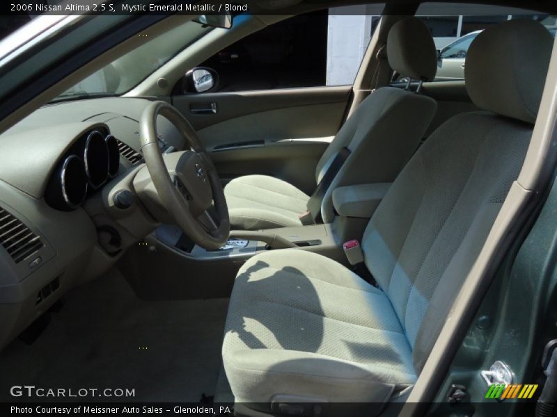 Mystic Emerald Metallic / Blond 2006 Nissan Altima 2.5 S