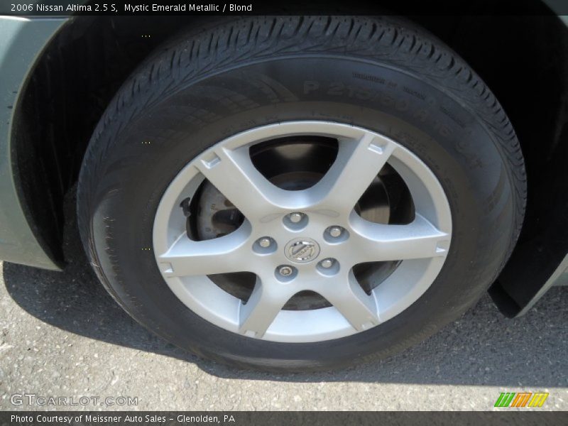 Mystic Emerald Metallic / Blond 2006 Nissan Altima 2.5 S
