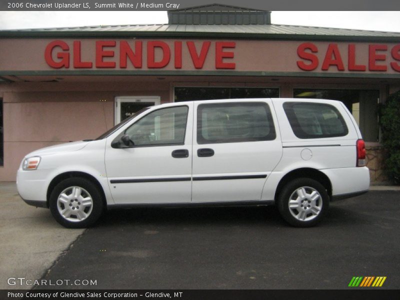 Summit White / Medium Gray 2006 Chevrolet Uplander LS