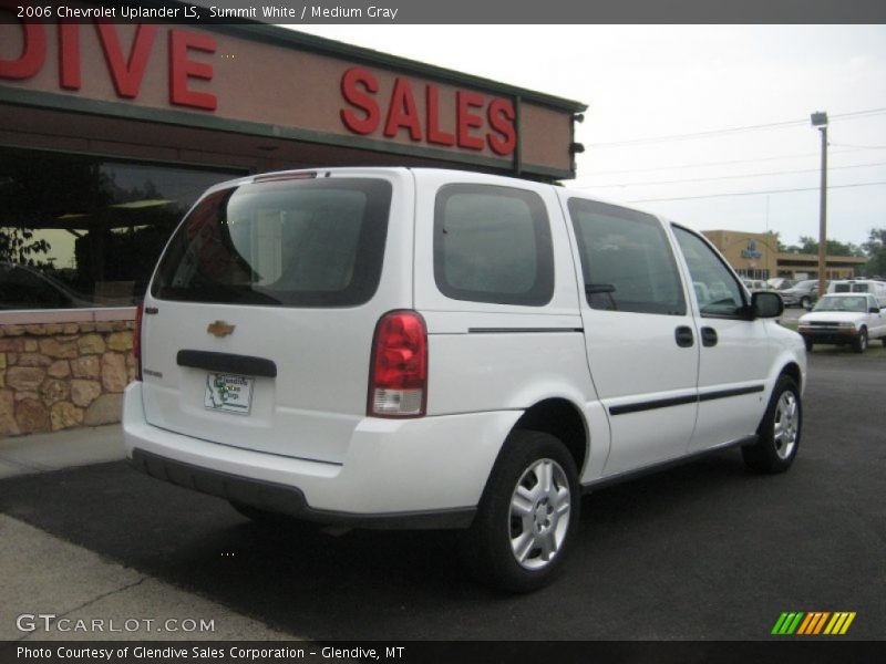 Summit White / Medium Gray 2006 Chevrolet Uplander LS