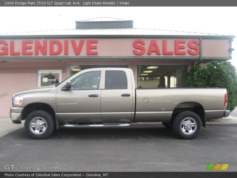 Light Khaki Metallic / Khaki 2006 Dodge Ram 2500 SLT Quad Cab 4x4