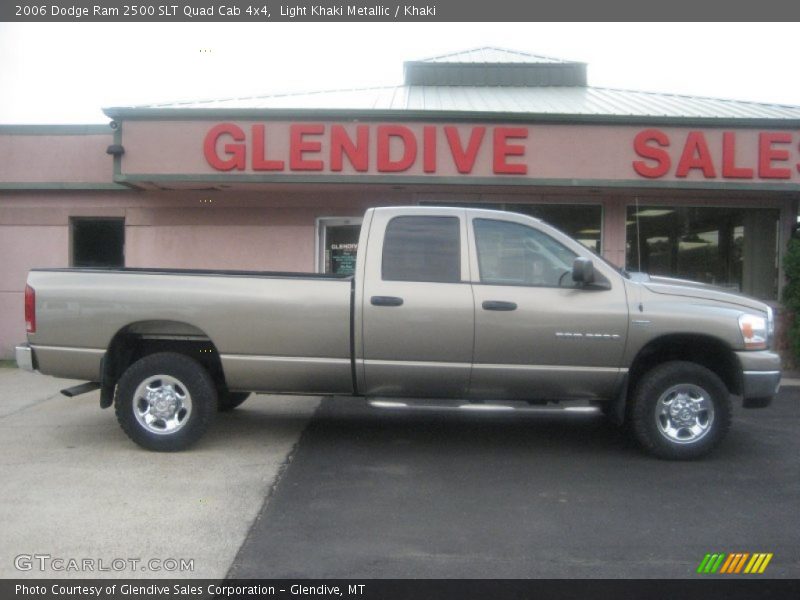 Light Khaki Metallic / Khaki 2006 Dodge Ram 2500 SLT Quad Cab 4x4