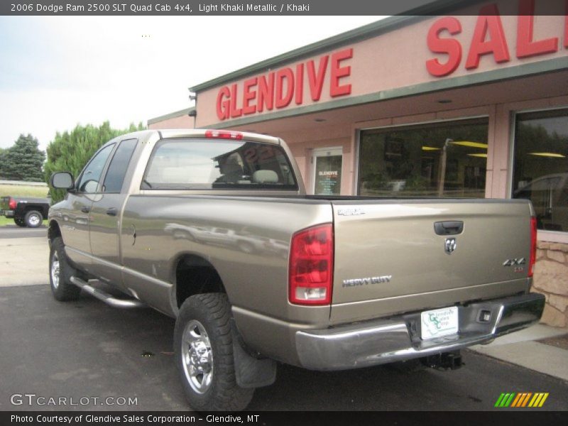 Light Khaki Metallic / Khaki 2006 Dodge Ram 2500 SLT Quad Cab 4x4