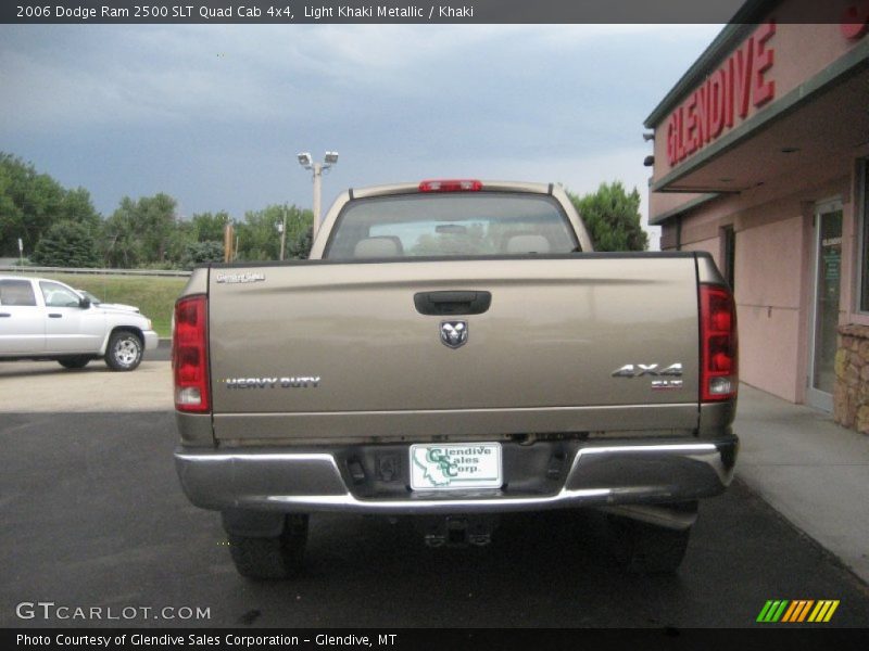 Light Khaki Metallic / Khaki 2006 Dodge Ram 2500 SLT Quad Cab 4x4