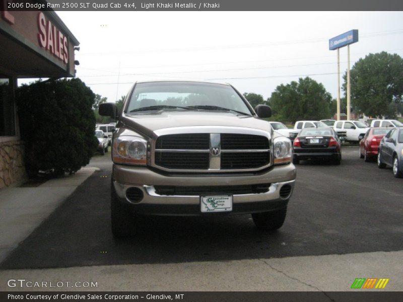 Light Khaki Metallic / Khaki 2006 Dodge Ram 2500 SLT Quad Cab 4x4