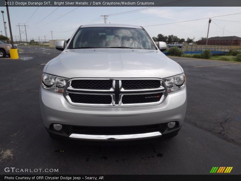 Bright Silver Metallic / Dark Graystone/Medium Graystone 2013 Dodge Durango SXT