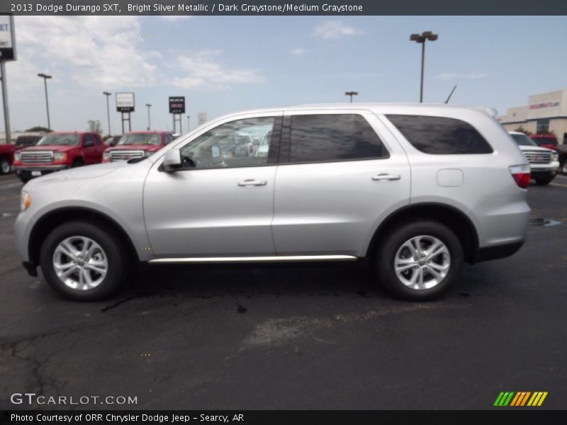 Bright Silver Metallic / Dark Graystone/Medium Graystone 2013 Dodge Durango SXT
