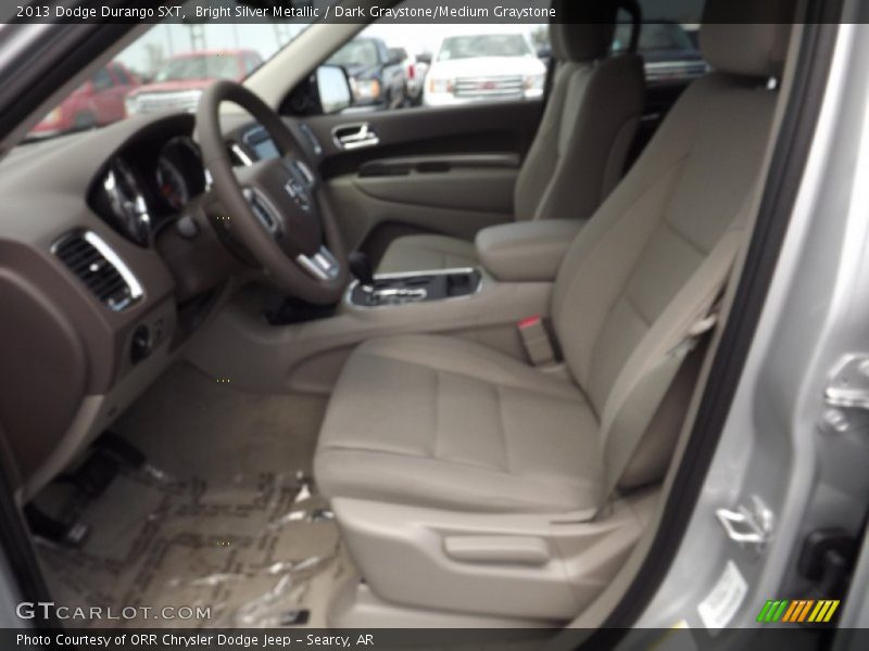 Bright Silver Metallic / Dark Graystone/Medium Graystone 2013 Dodge Durango SXT