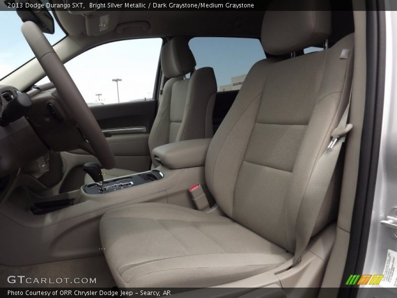Bright Silver Metallic / Dark Graystone/Medium Graystone 2013 Dodge Durango SXT