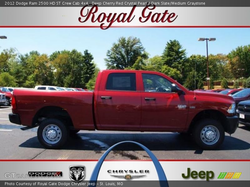 Deep Cherry Red Crystal Pearl / Dark Slate/Medium Graystone 2012 Dodge Ram 2500 HD ST Crew Cab 4x4