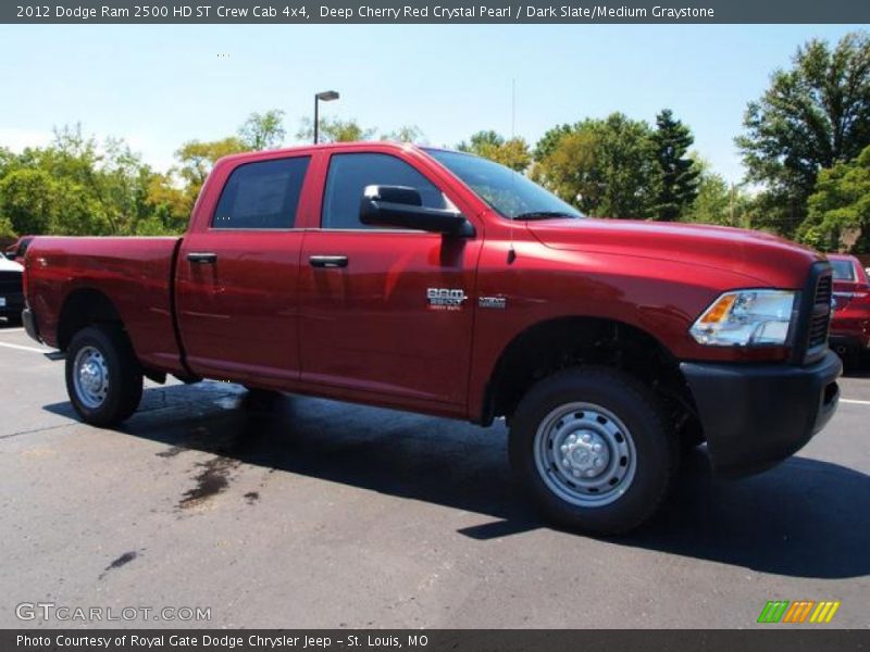 Deep Cherry Red Crystal Pearl / Dark Slate/Medium Graystone 2012 Dodge Ram 2500 HD ST Crew Cab 4x4
