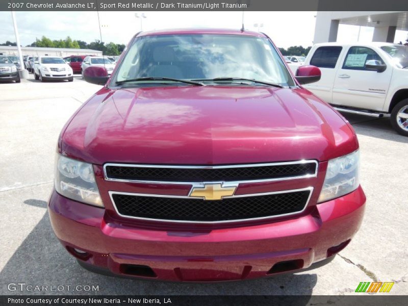 Sport Red Metallic / Dark Titanium/Light Titanium 2007 Chevrolet Avalanche LT