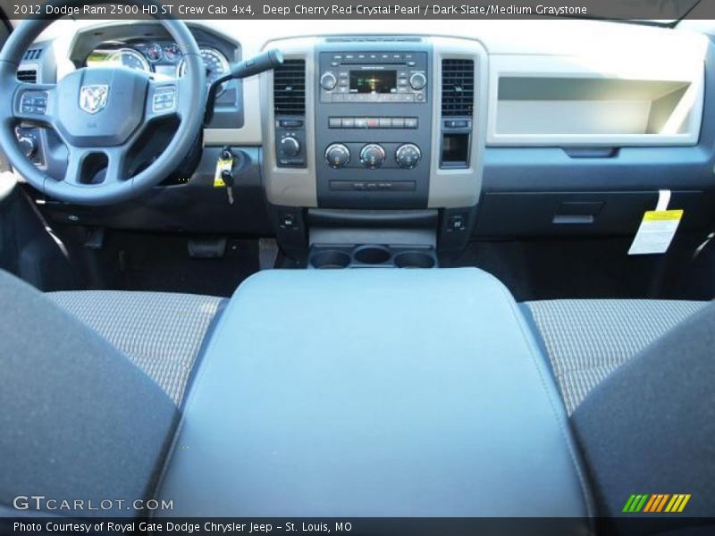Deep Cherry Red Crystal Pearl / Dark Slate/Medium Graystone 2012 Dodge Ram 2500 HD ST Crew Cab 4x4