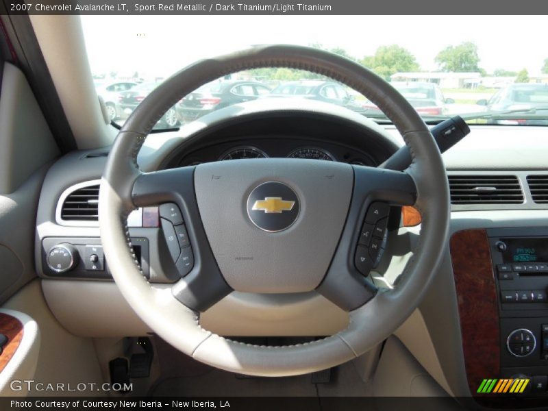 Sport Red Metallic / Dark Titanium/Light Titanium 2007 Chevrolet Avalanche LT