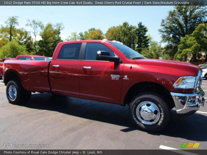  2012 Ram 3500 HD Big Horn Crew Cab 4x4 Dually Deep Cherry Red Crystal Pearl