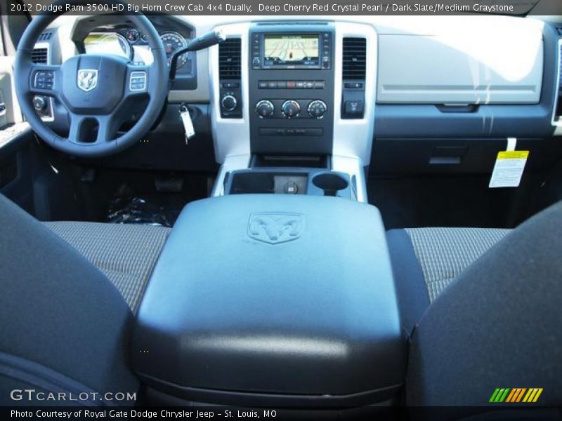 Deep Cherry Red Crystal Pearl / Dark Slate/Medium Graystone 2012 Dodge Ram 3500 HD Big Horn Crew Cab 4x4 Dually