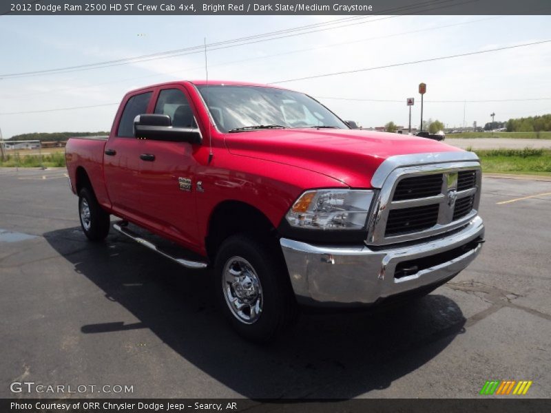 Bright Red / Dark Slate/Medium Graystone 2012 Dodge Ram 2500 HD ST Crew Cab 4x4