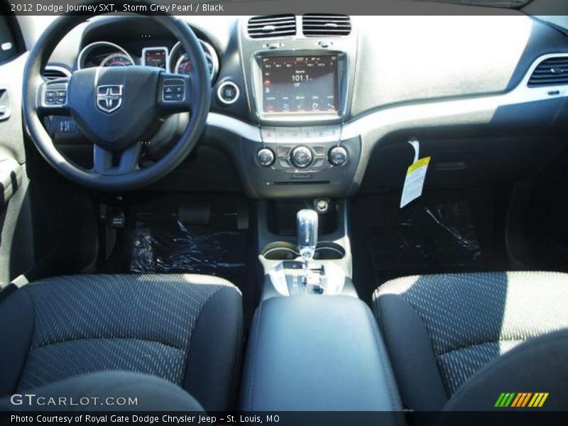 Storm Grey Pearl / Black 2012 Dodge Journey SXT