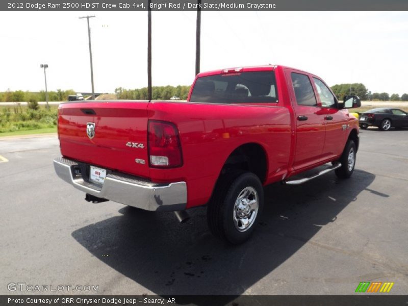 Bright Red / Dark Slate/Medium Graystone 2012 Dodge Ram 2500 HD ST Crew Cab 4x4
