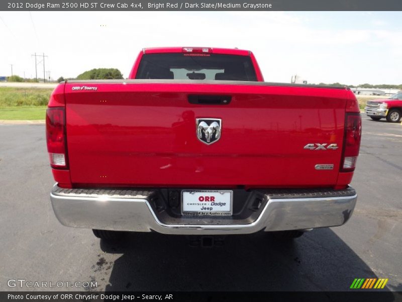 Bright Red / Dark Slate/Medium Graystone 2012 Dodge Ram 2500 HD ST Crew Cab 4x4