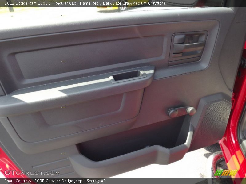 Flame Red / Dark Slate Gray/Medium Graystone 2012 Dodge Ram 1500 ST Regular Cab