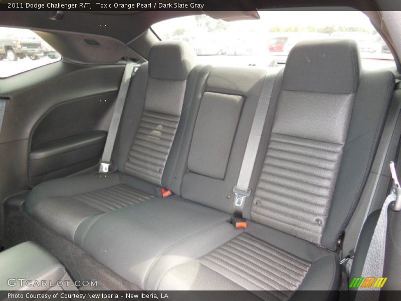 Toxic Orange Pearl / Dark Slate Gray 2011 Dodge Challenger R/T