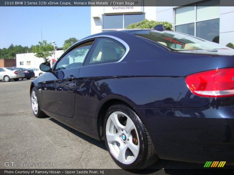 Monaco Blue Metallic / Cream Beige 2010 BMW 3 Series 328i xDrive Coupe