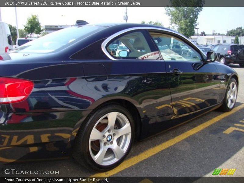 Monaco Blue Metallic / Cream Beige 2010 BMW 3 Series 328i xDrive Coupe