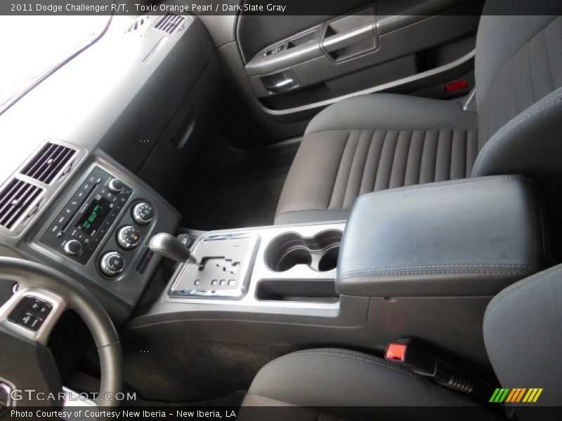 Toxic Orange Pearl / Dark Slate Gray 2011 Dodge Challenger R/T