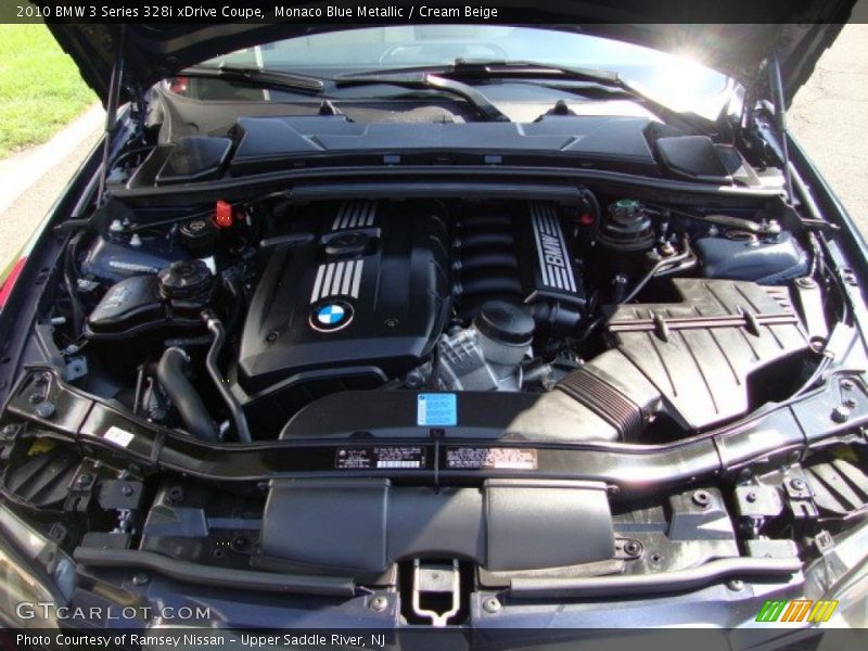 Monaco Blue Metallic / Cream Beige 2010 BMW 3 Series 328i xDrive Coupe
