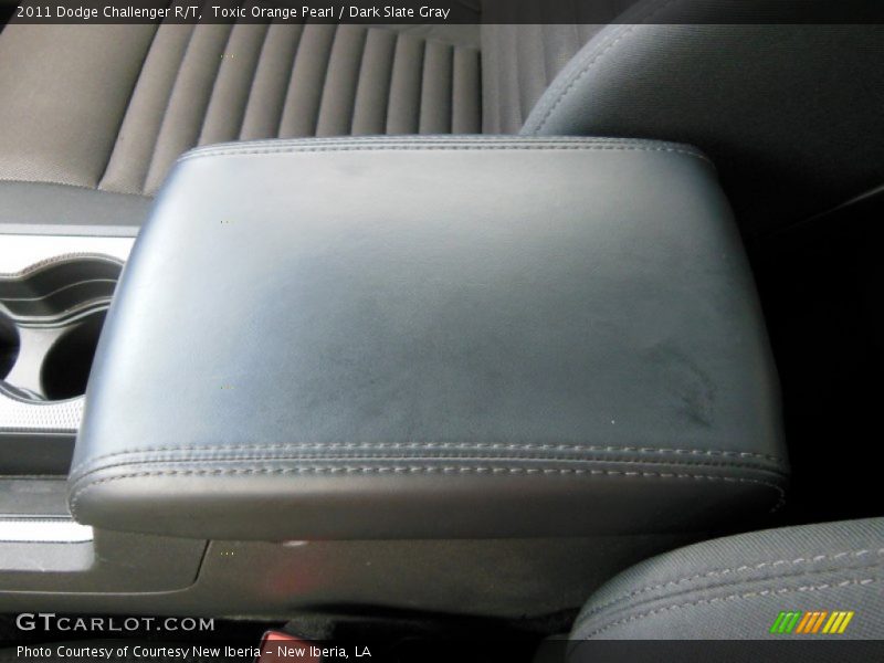 Toxic Orange Pearl / Dark Slate Gray 2011 Dodge Challenger R/T