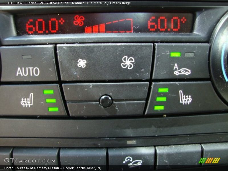 Monaco Blue Metallic / Cream Beige 2010 BMW 3 Series 328i xDrive Coupe