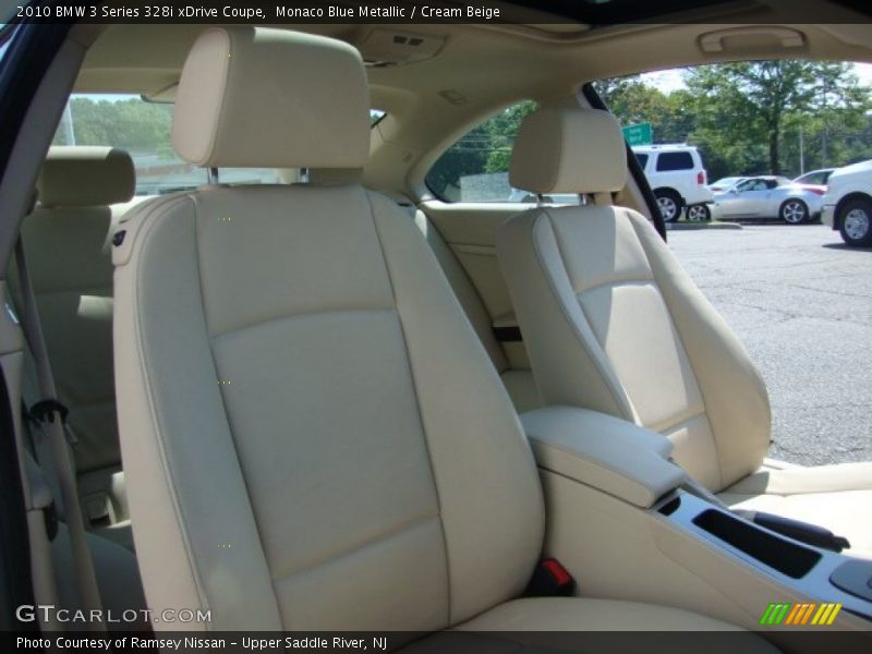 Monaco Blue Metallic / Cream Beige 2010 BMW 3 Series 328i xDrive Coupe