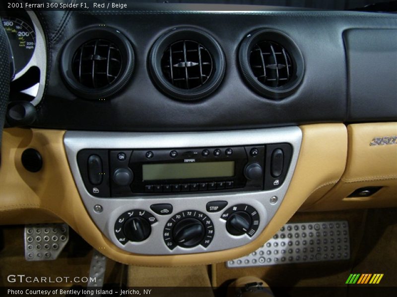 Red / Beige 2001 Ferrari 360 Spider F1