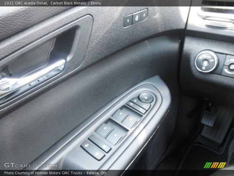 Carbon Black Metallic / Ebony 2012 GMC Acadia Denali