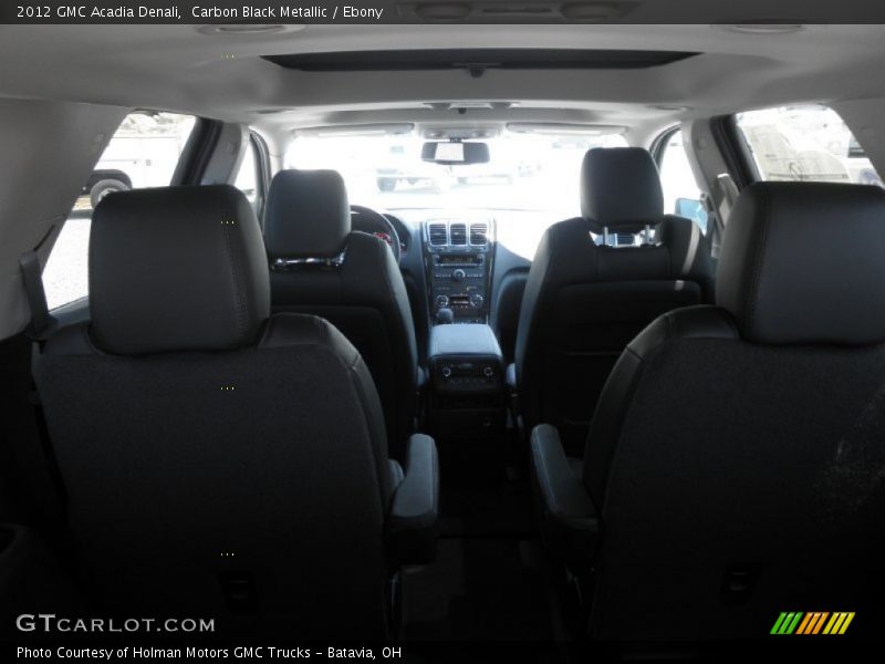 Carbon Black Metallic / Ebony 2012 GMC Acadia Denali