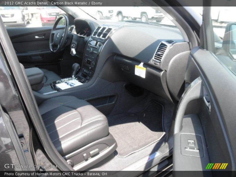 Carbon Black Metallic / Ebony 2012 GMC Acadia Denali
