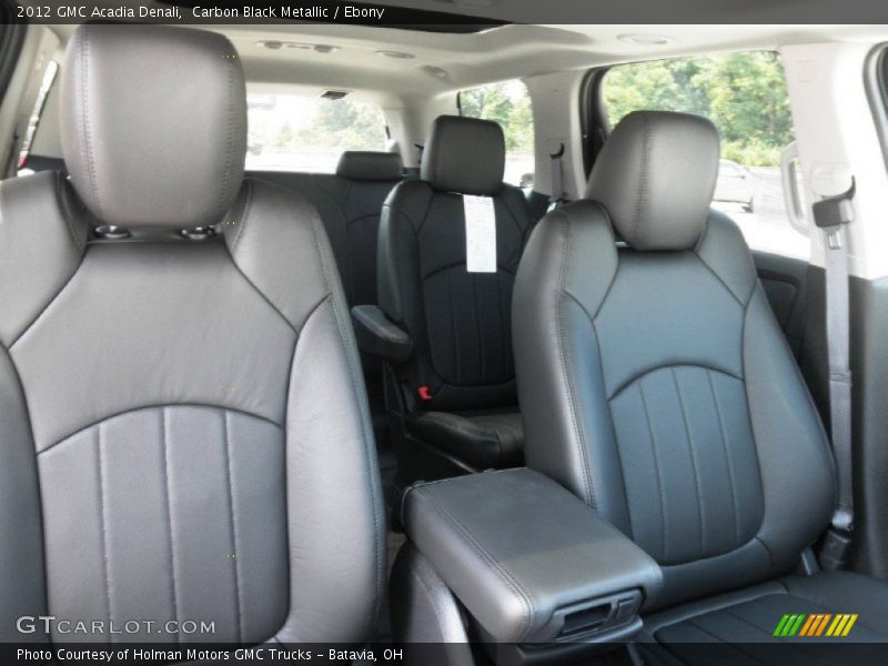 Carbon Black Metallic / Ebony 2012 GMC Acadia Denali