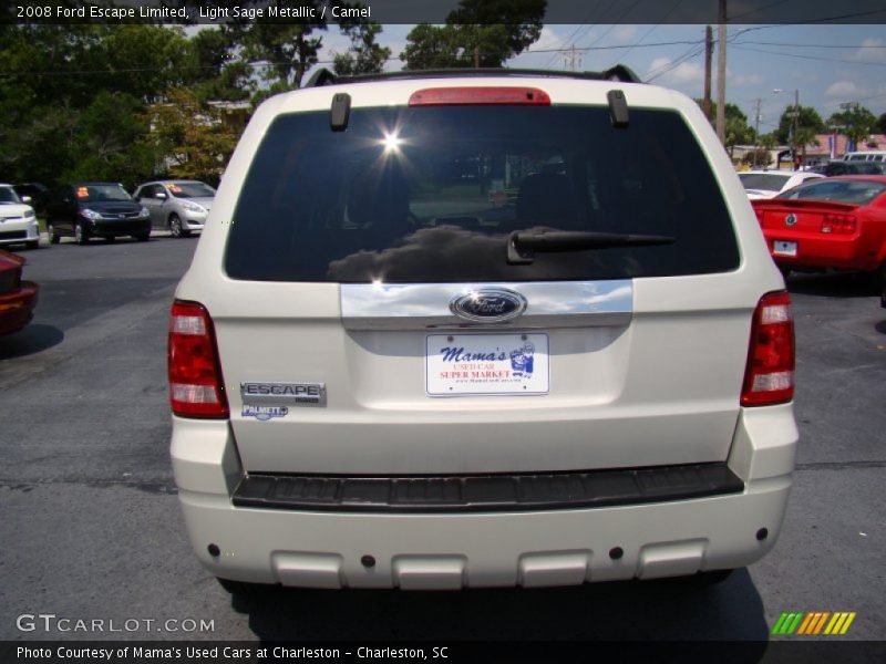 Light Sage Metallic / Camel 2008 Ford Escape Limited