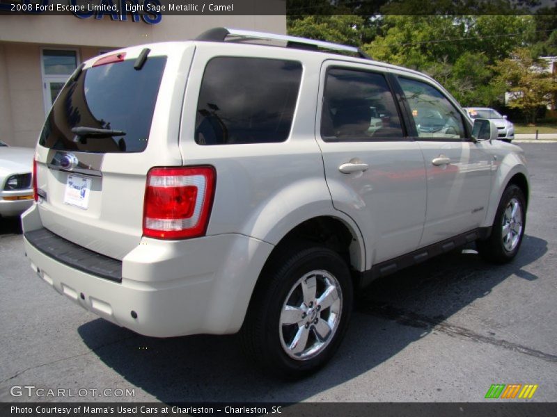 Light Sage Metallic / Camel 2008 Ford Escape Limited