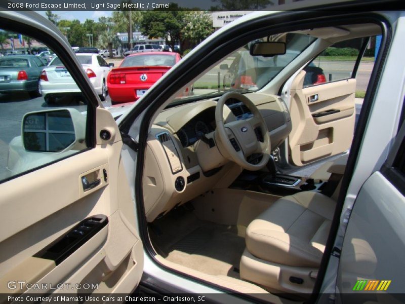 Light Sage Metallic / Camel 2008 Ford Escape Limited