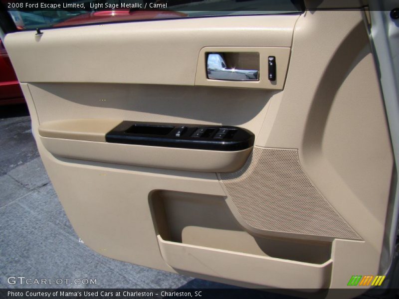 Light Sage Metallic / Camel 2008 Ford Escape Limited