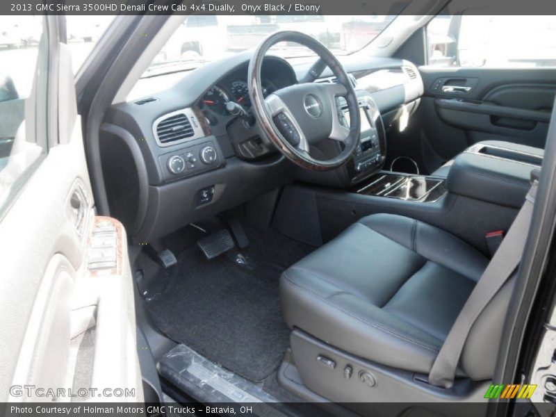  2013 Sierra 3500HD Denali Crew Cab 4x4 Dually Ebony Interior