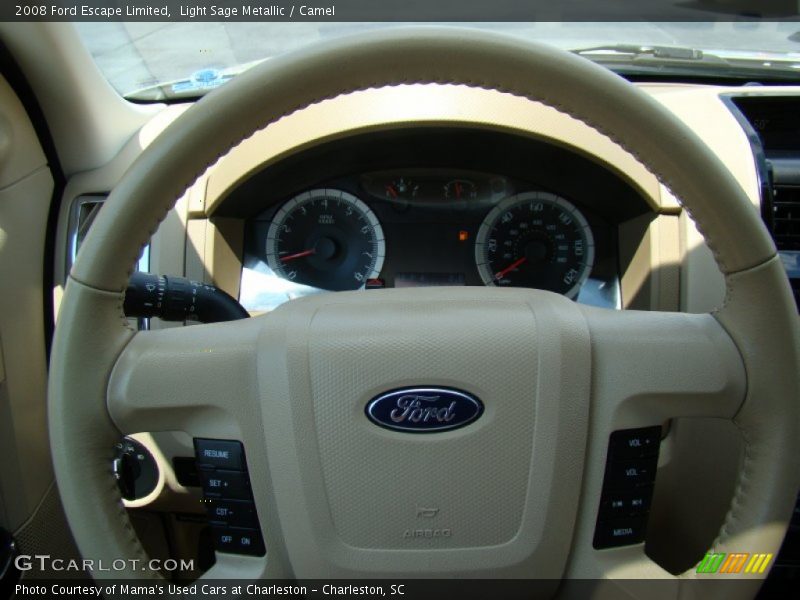 Light Sage Metallic / Camel 2008 Ford Escape Limited